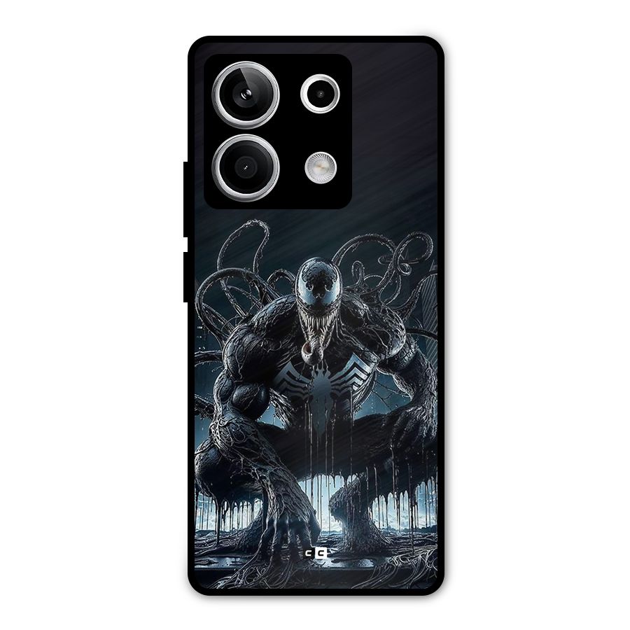 Sitting Venom Metal Back Case for Redmi Note 13 5G