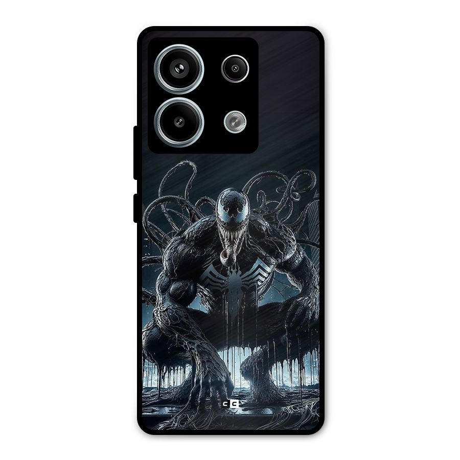 Sitting Venom Metal Back Case for Redmi Note 13 Pro 5G
