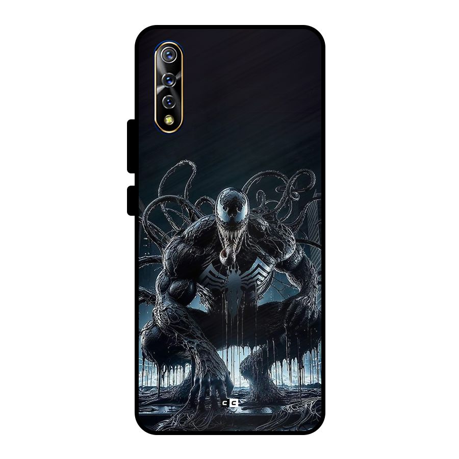 Sitting Venom Metal Back Case for Vivo S1
