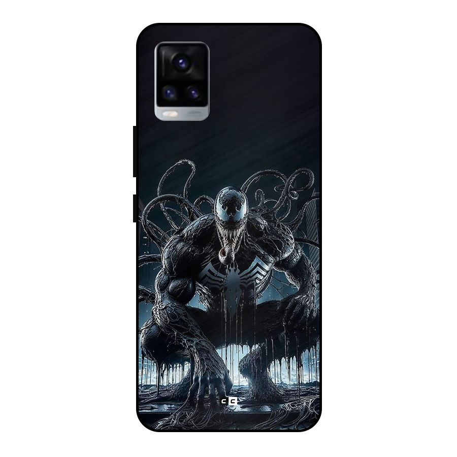 Sitting Venom Metal Back Case for Vivo V20 2021