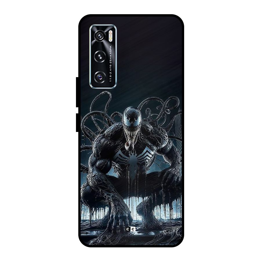 Sitting Venom Metal Back Case for Vivo V20 SE