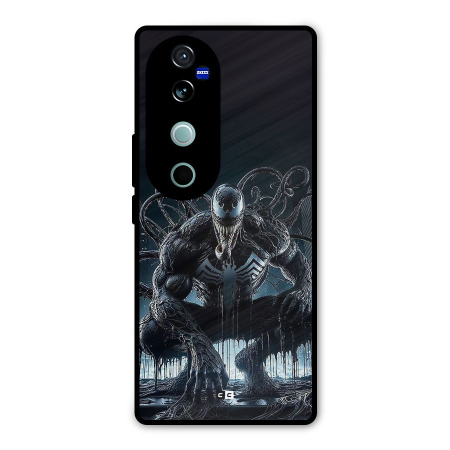 Sitting Venom Metal Back Case for Vivo V40