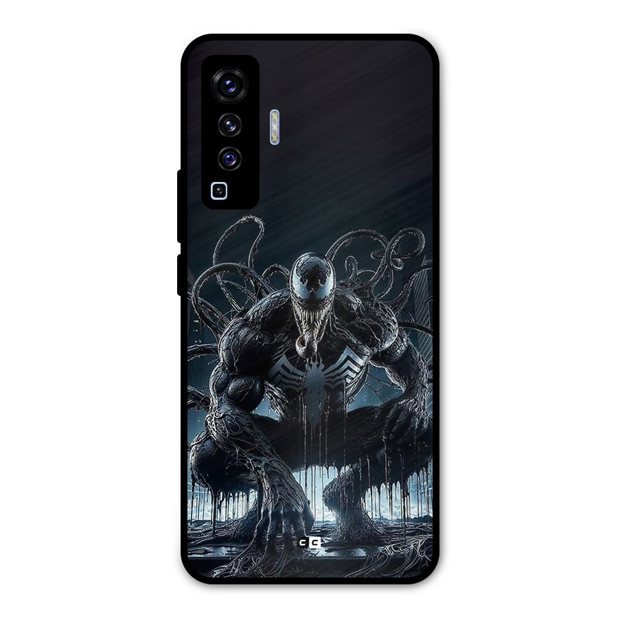 Sitting Venom Metal Back Case for Vivo X50