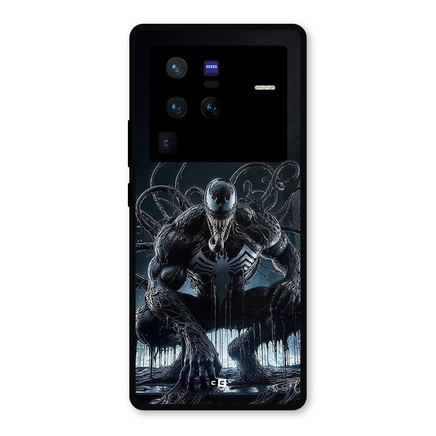 Sitting Venom Metal Back Case for Vivo X80 Pro