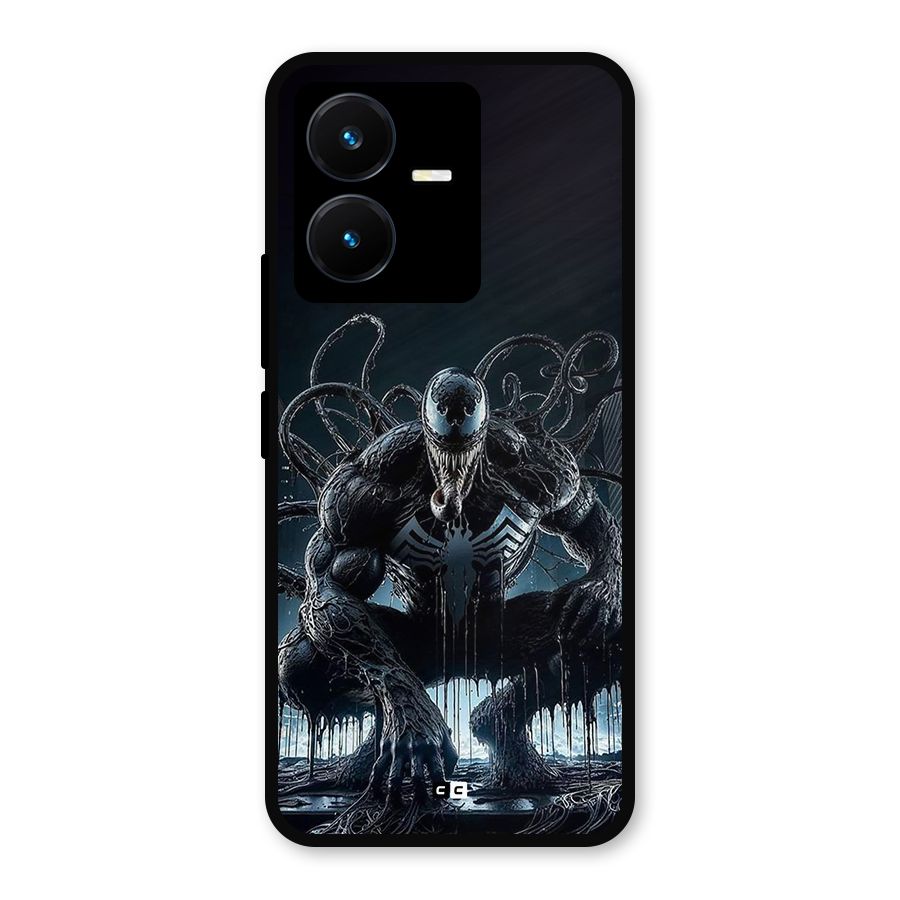 Sitting Venom Metal Back Case for Vivo Y22