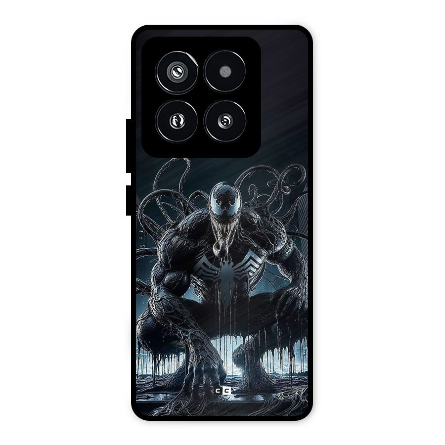 Sitting Venom Metal Back Case for Xiaomi 14 Pro