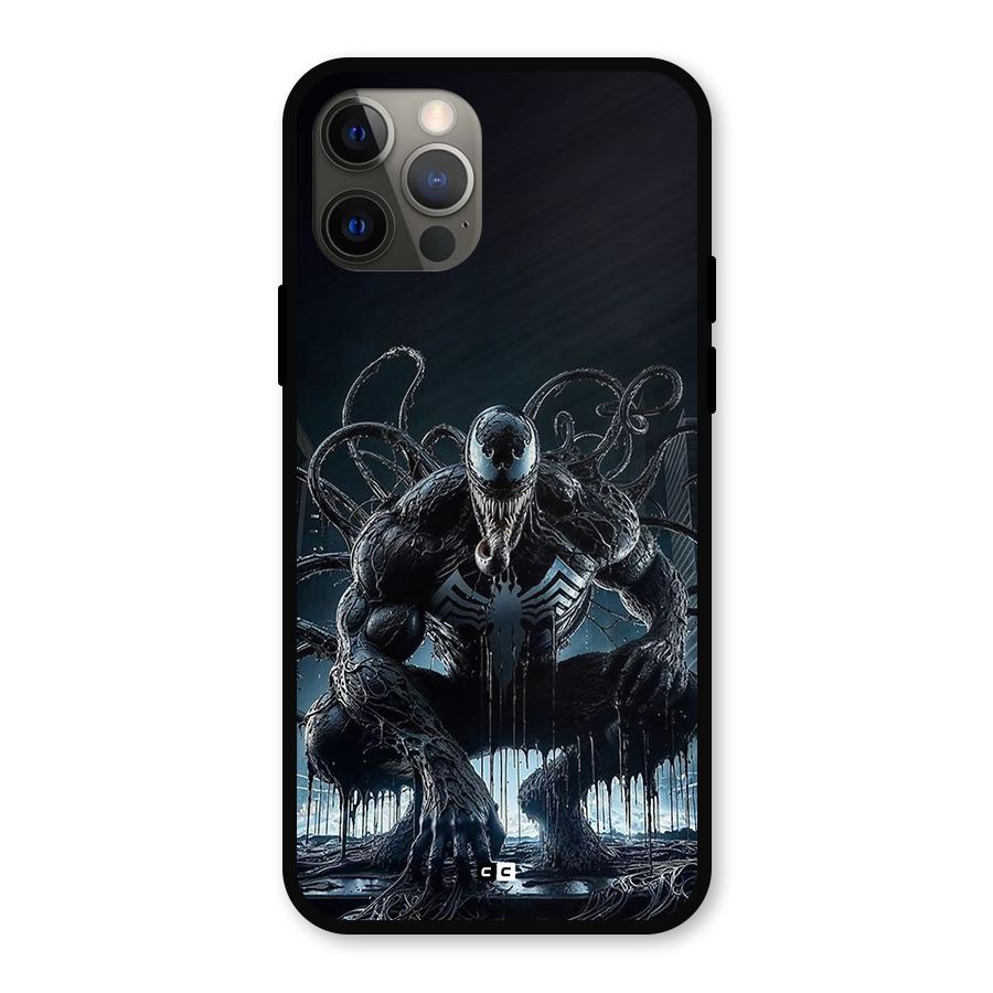 Sitting Venom Metal Back Case for iPhone 12 Pro