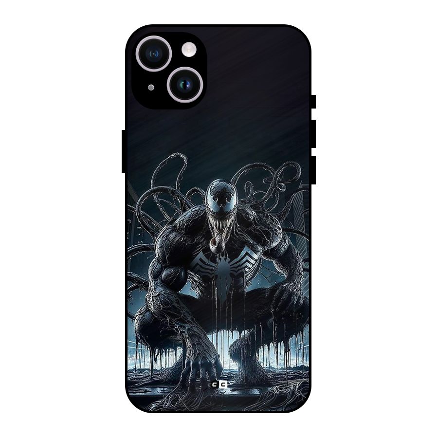 Sitting Venom Metal Back Case for iPhone 14 Plus