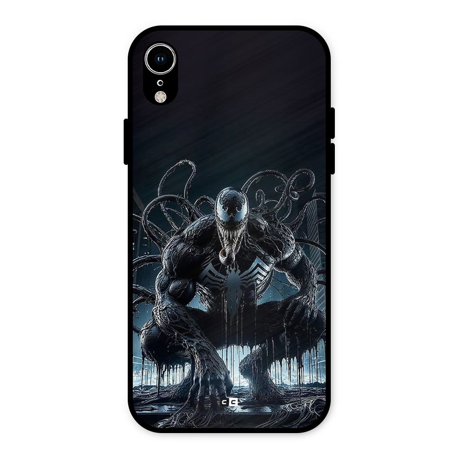 Sitting Venom Metal Back Case for iPhone XR