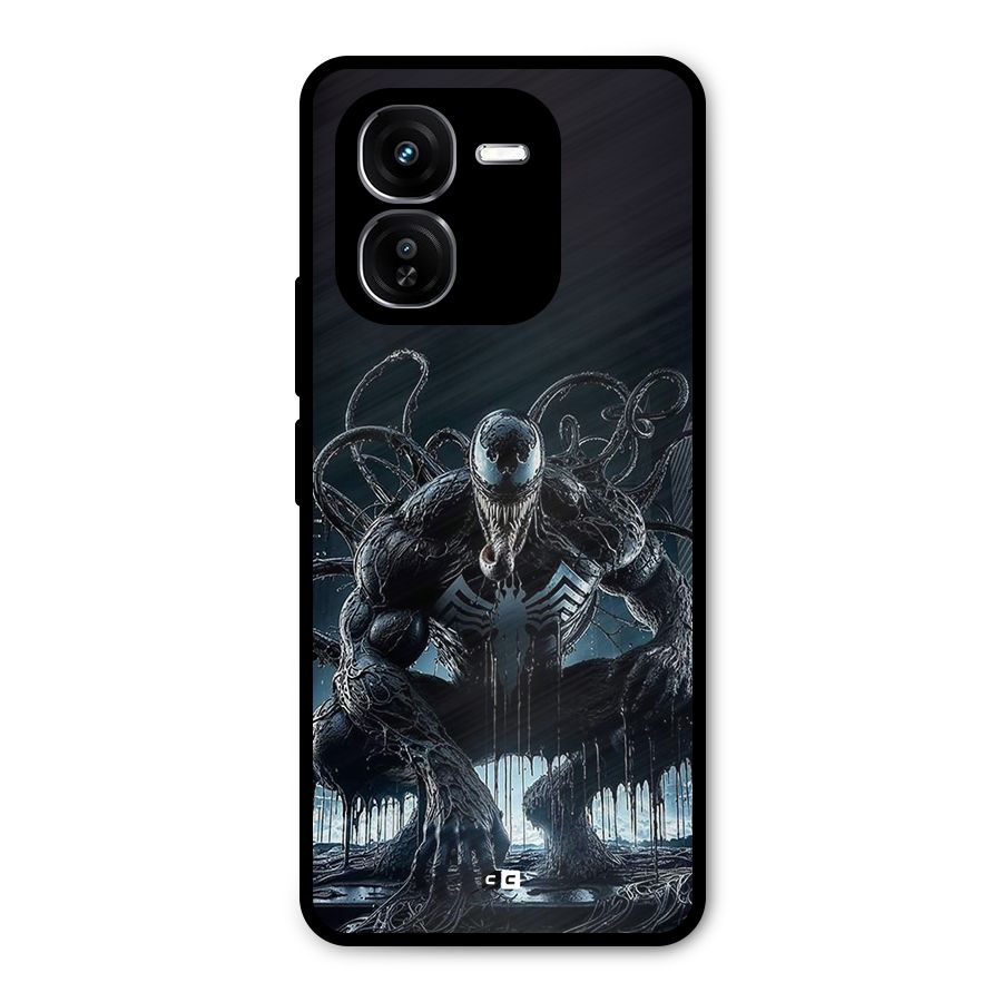 Sitting Venom Metal Back Case for iQOO Z9x