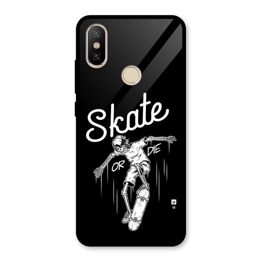 Skate Or Die Glass Back Case for Redmi A2