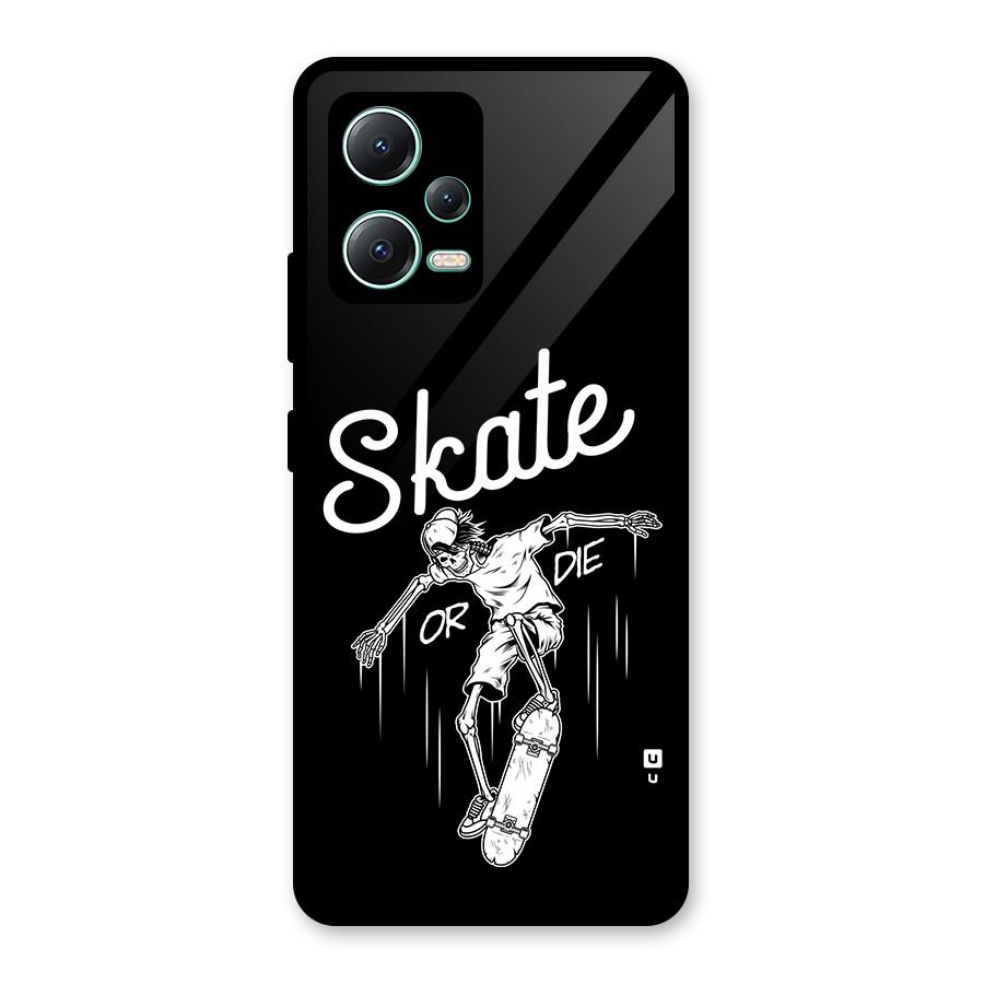 Skate Or Die Glass Back Case for Redmi Note 12 5G