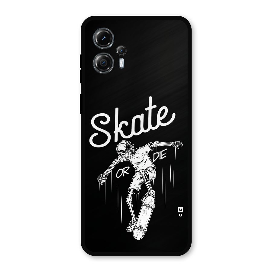 Skate Or Die Metal Back Case for Moto G13