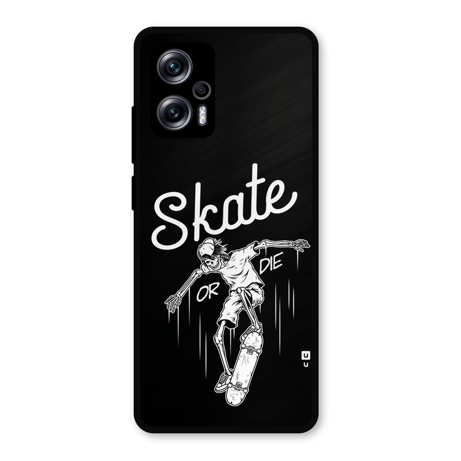 Skate Or Die Metal Back Case for Redmi K50i