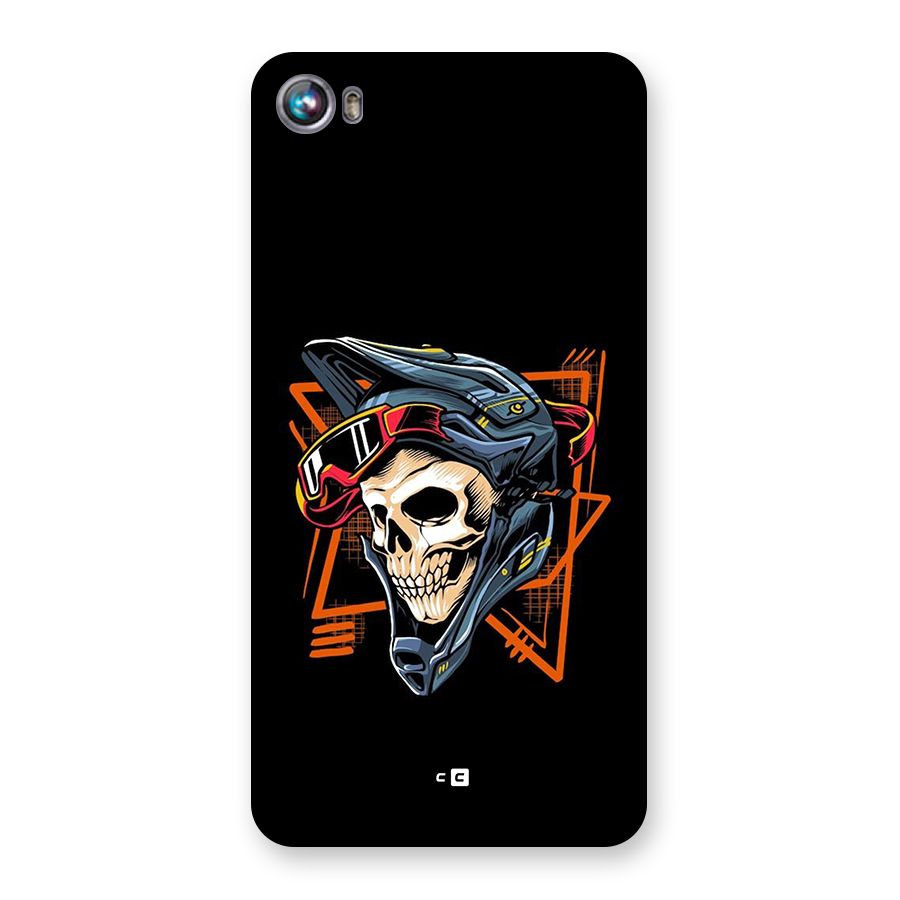 Skull Helmet Back Case for Canvas Fire 4 (A107)