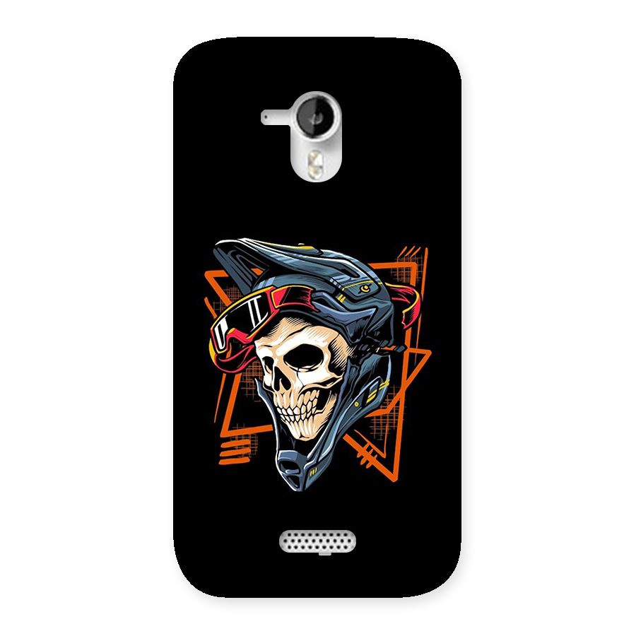 Skull Helmet Back Case for Canvas HD A116