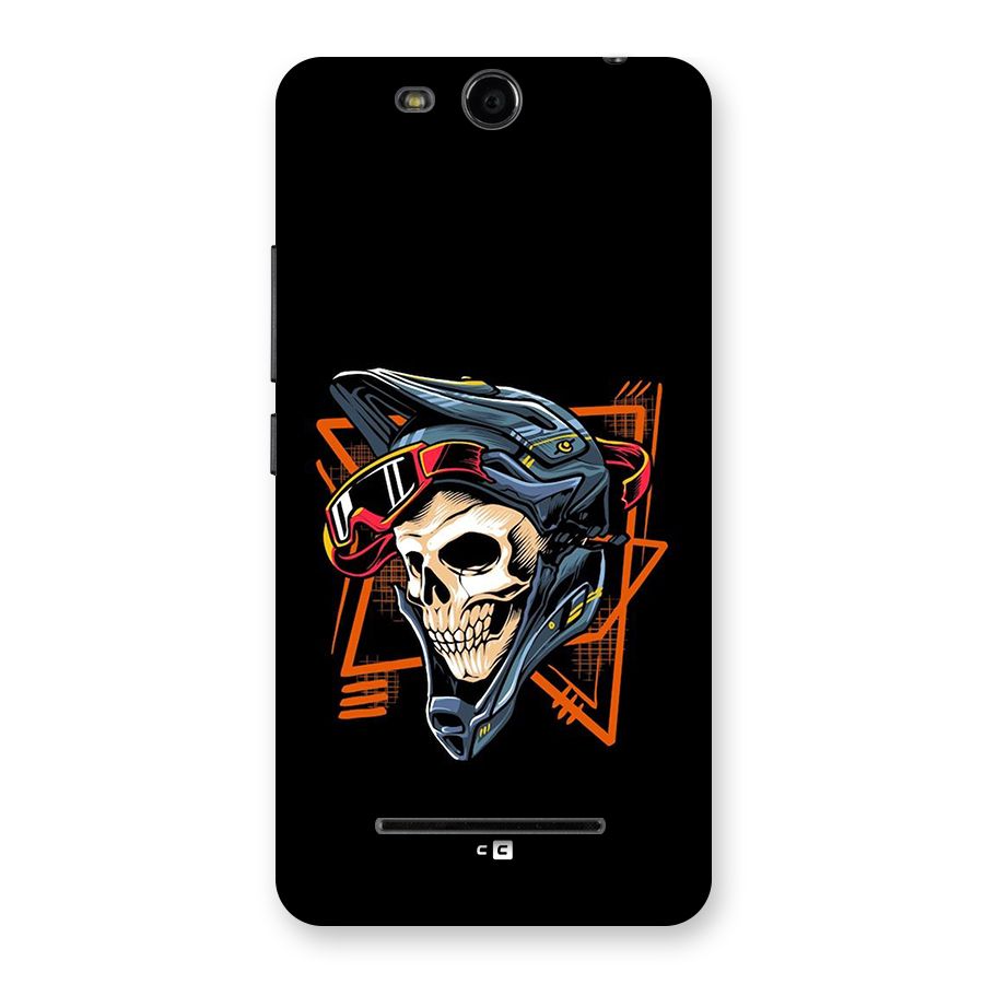 Skull Helmet Back Case for Canvas Juice 3 Q392