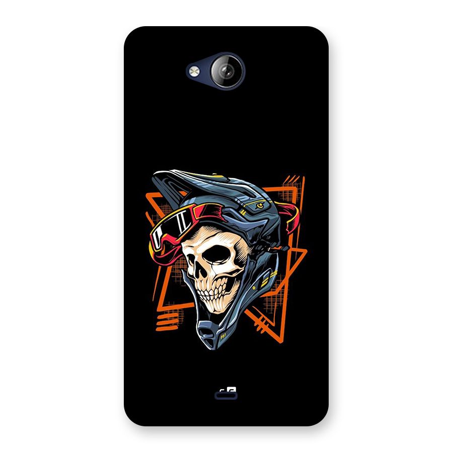 Skull Helmet Back Case for Canvas Play Q355