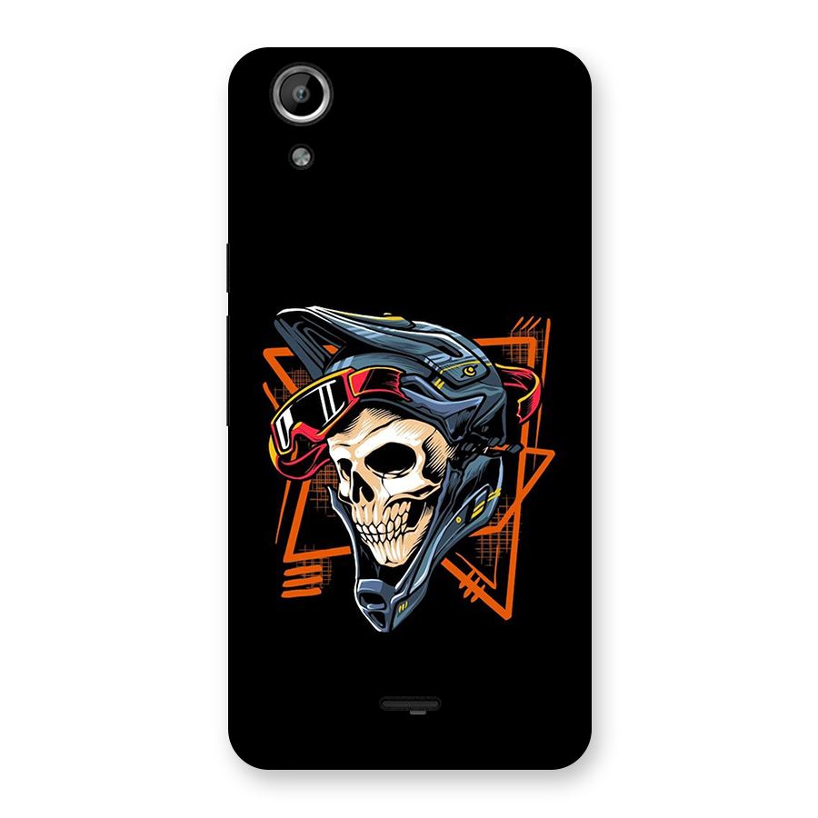Skull Helmet Back Case for Canvas Selfie Lens Q345