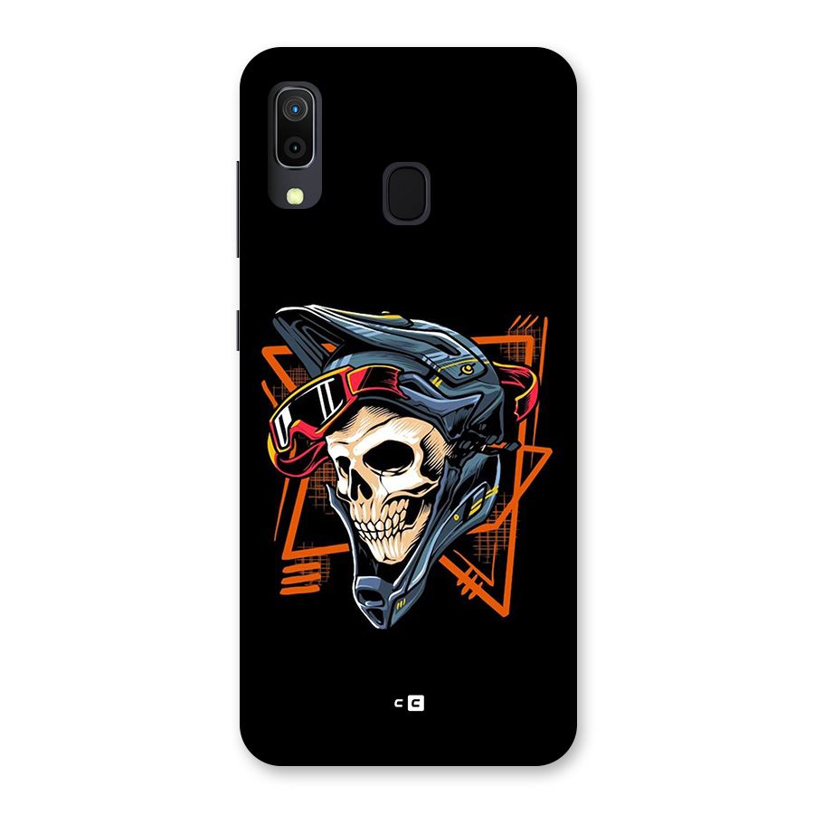 Skull Helmet Back Case for Galaxy A20