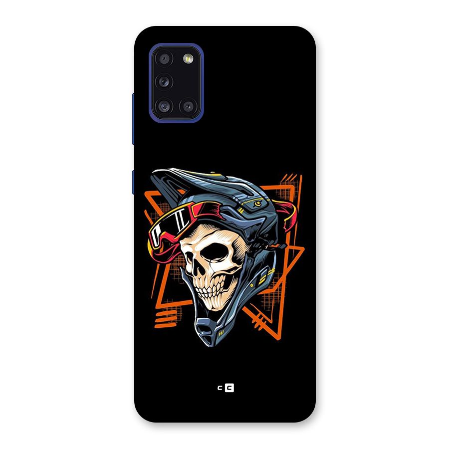 Skull Helmet Back Case for Galaxy A31