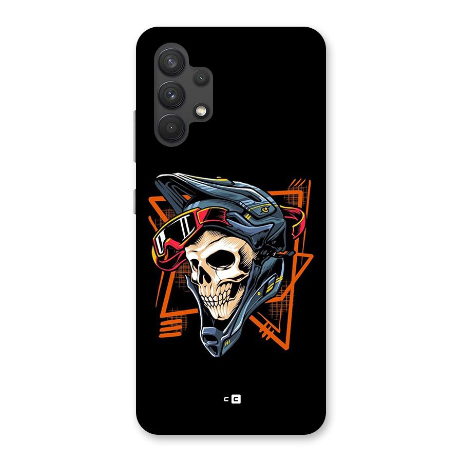 Skull Helmet Back Case for Galaxy A32