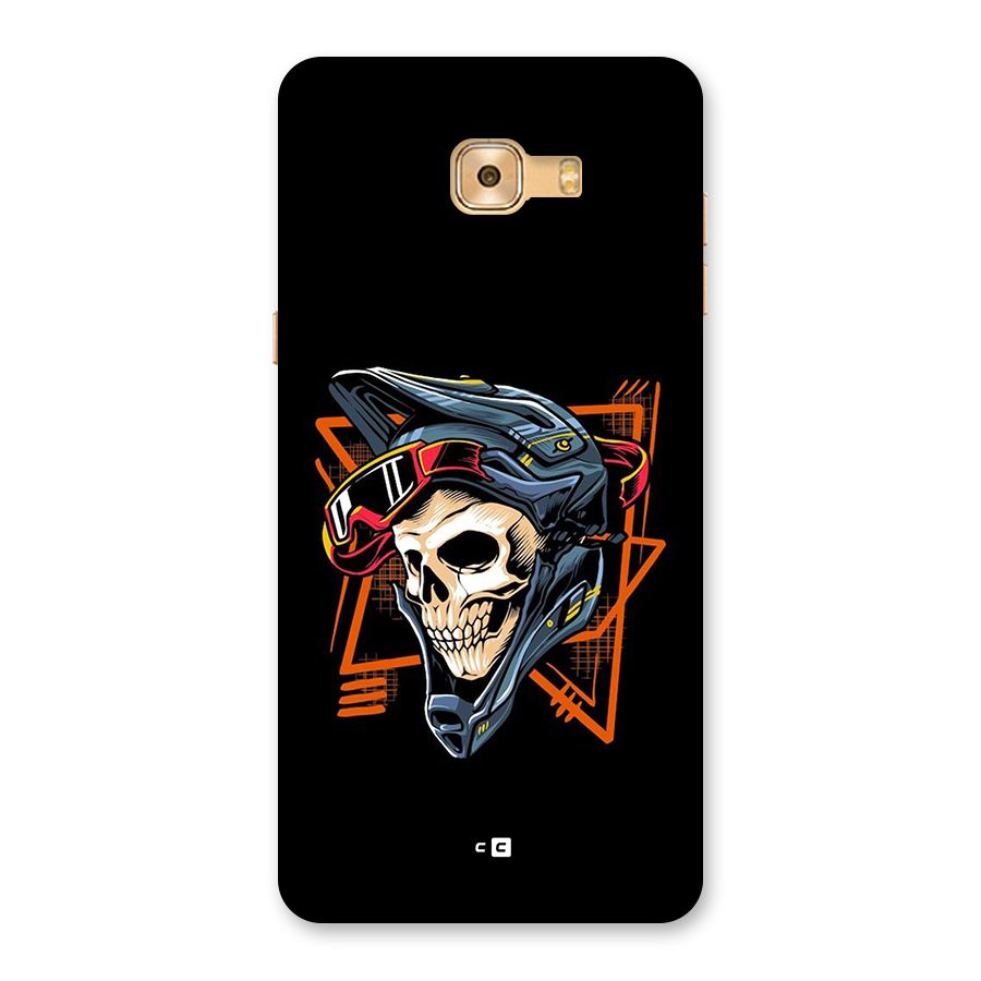 Skull Helmet Back Case for Galaxy C9 Pro