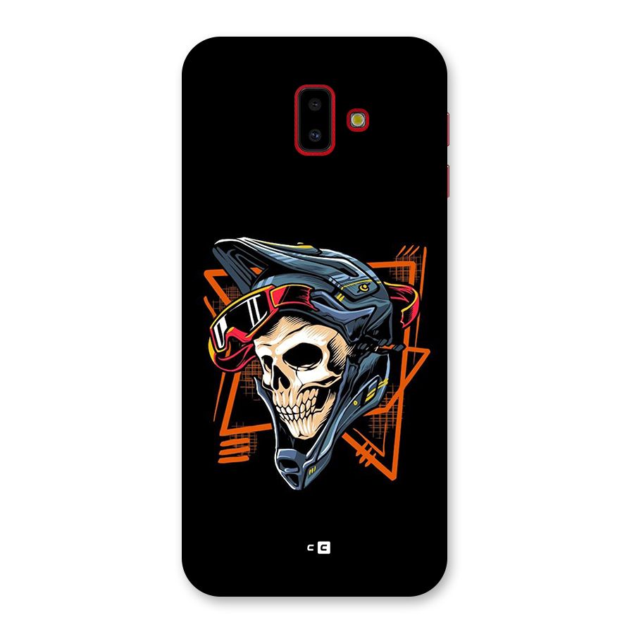 Skull Helmet Back Case for Galaxy J6 Plus
