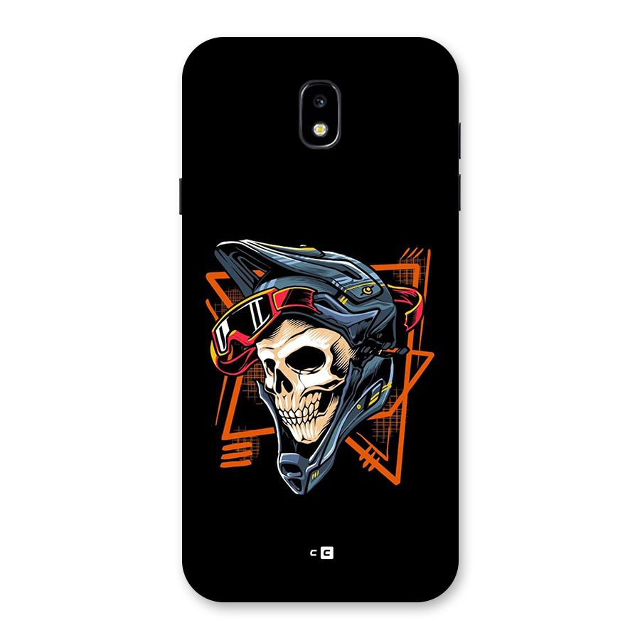 Skull Helmet Back Case for Galaxy J7 Pro