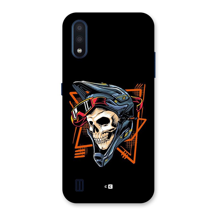 Skull Helmet Back Case for Galaxy M01