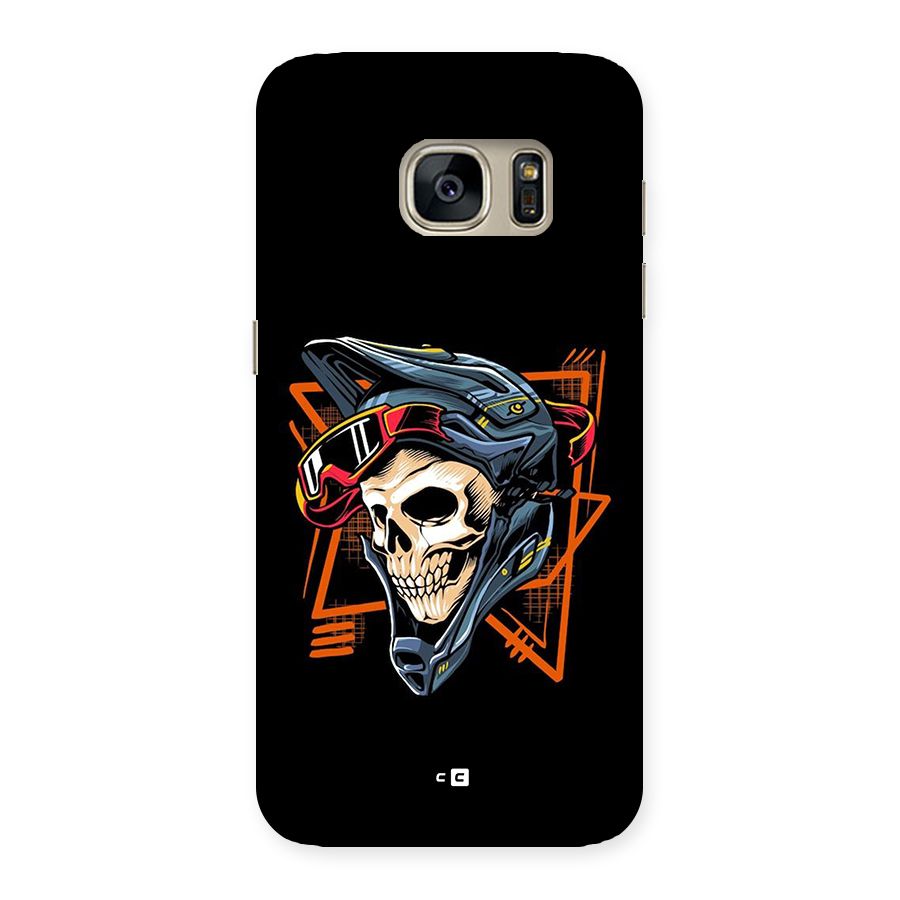 Skull Helmet Back Case for Galaxy S7
