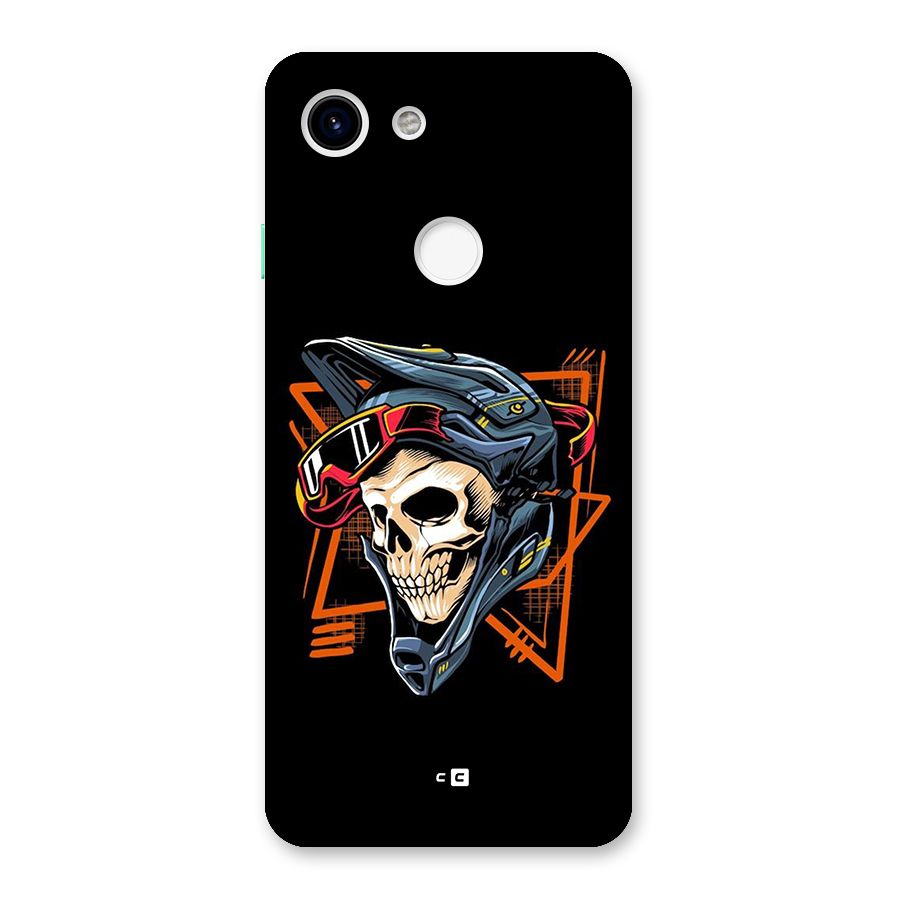 Skull Helmet Back Case for Google Pixel 3