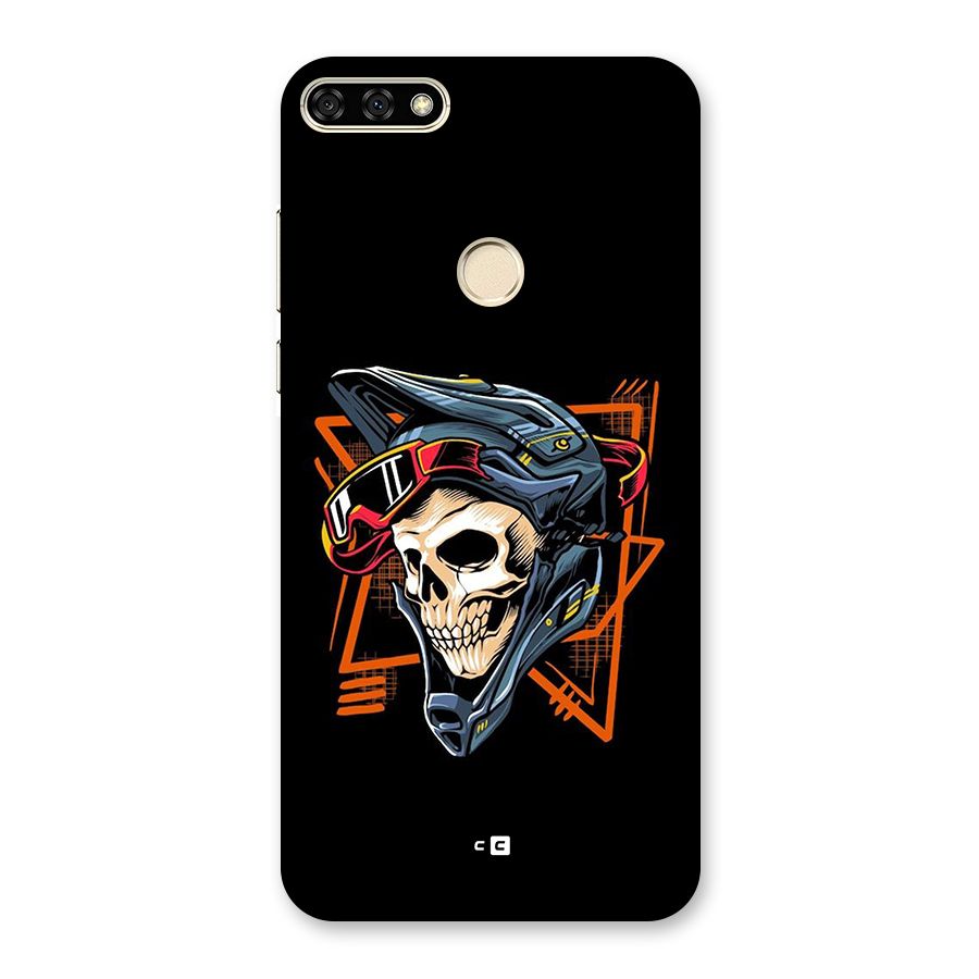 Skull Helmet Back Case for Honor 7A