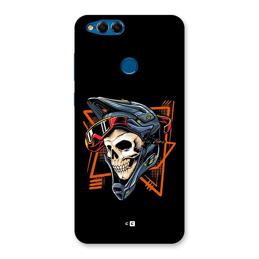 Skull Helmet Back Case for Honor 7X