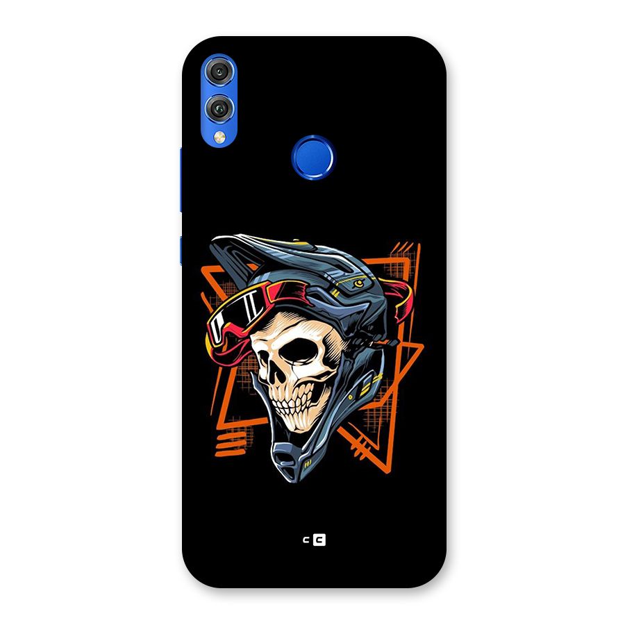Skull Helmet Back Case for Honor 8X