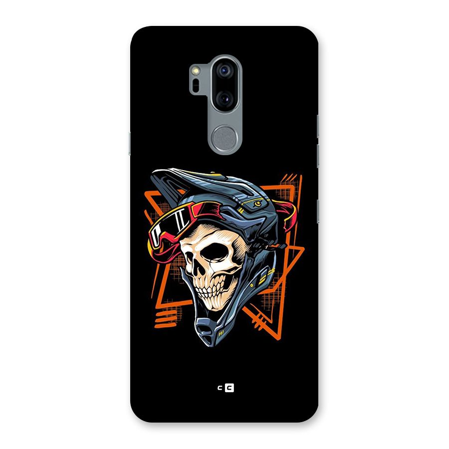 Skull Helmet Back Case for LG G7
