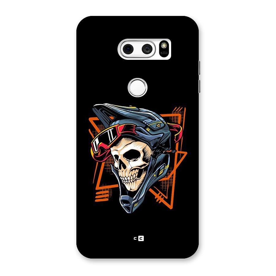 Skull Helmet Back Case for LG V30