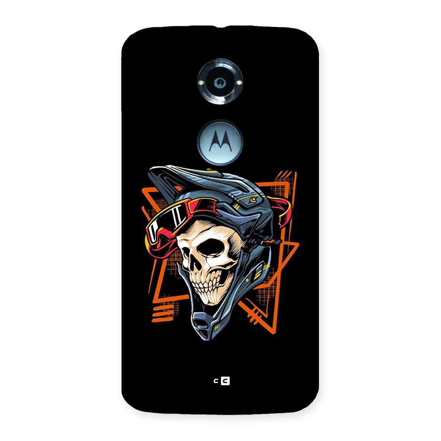 Skull Helmet Back Case for Moto X2