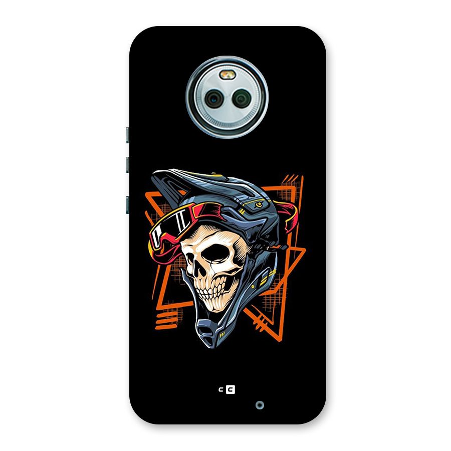 Skull Helmet Back Case for Moto X4