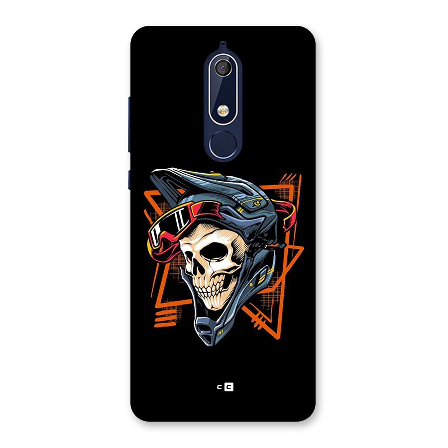 Skull Helmet Back Case for Nokia 5.1