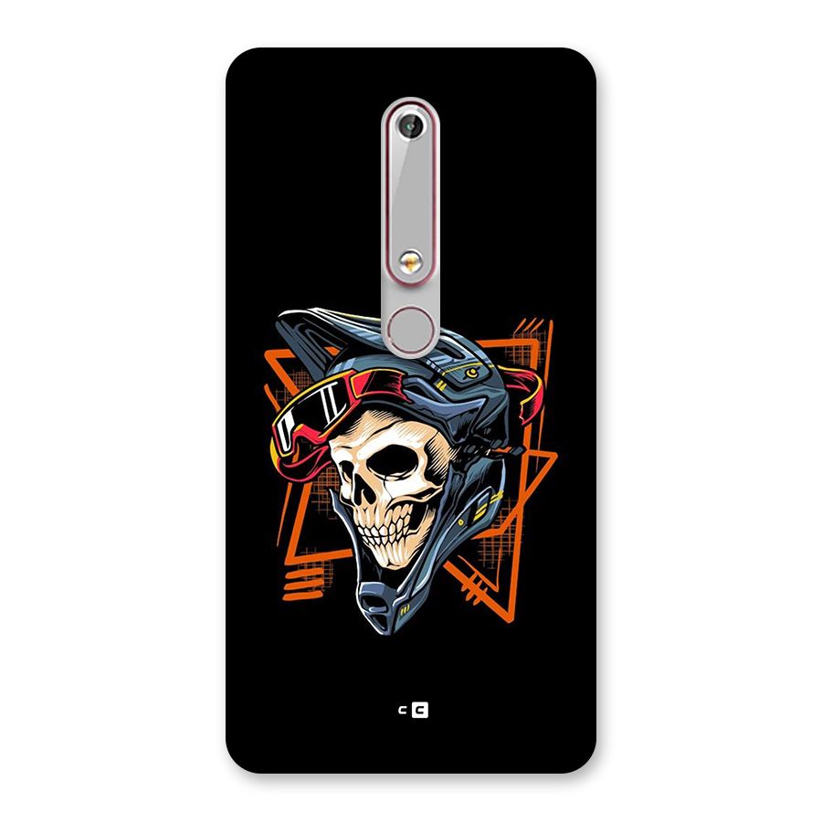 Skull Helmet Back Case for Nokia 6.1