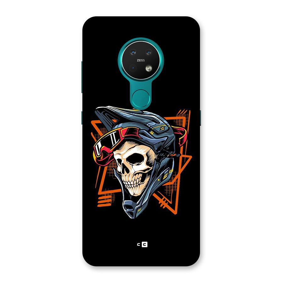 Skull Helmet Back Case for Nokia 7.2