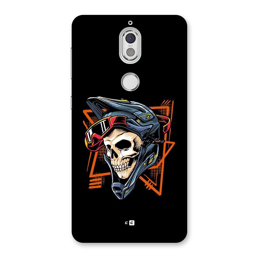 Skull Helmet Back Case for Nokia 7