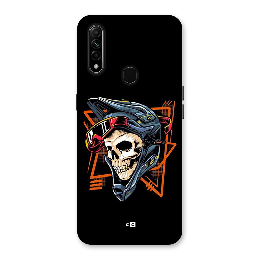 Skull Helmet Back Case for Oppo A31