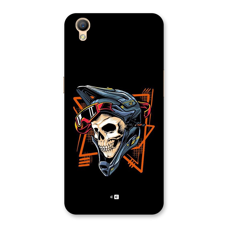 Skull Helmet Back Case for Oppo A37