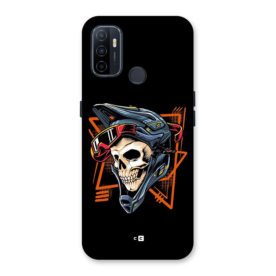 Skull Helmet Back Case for Oppo A53