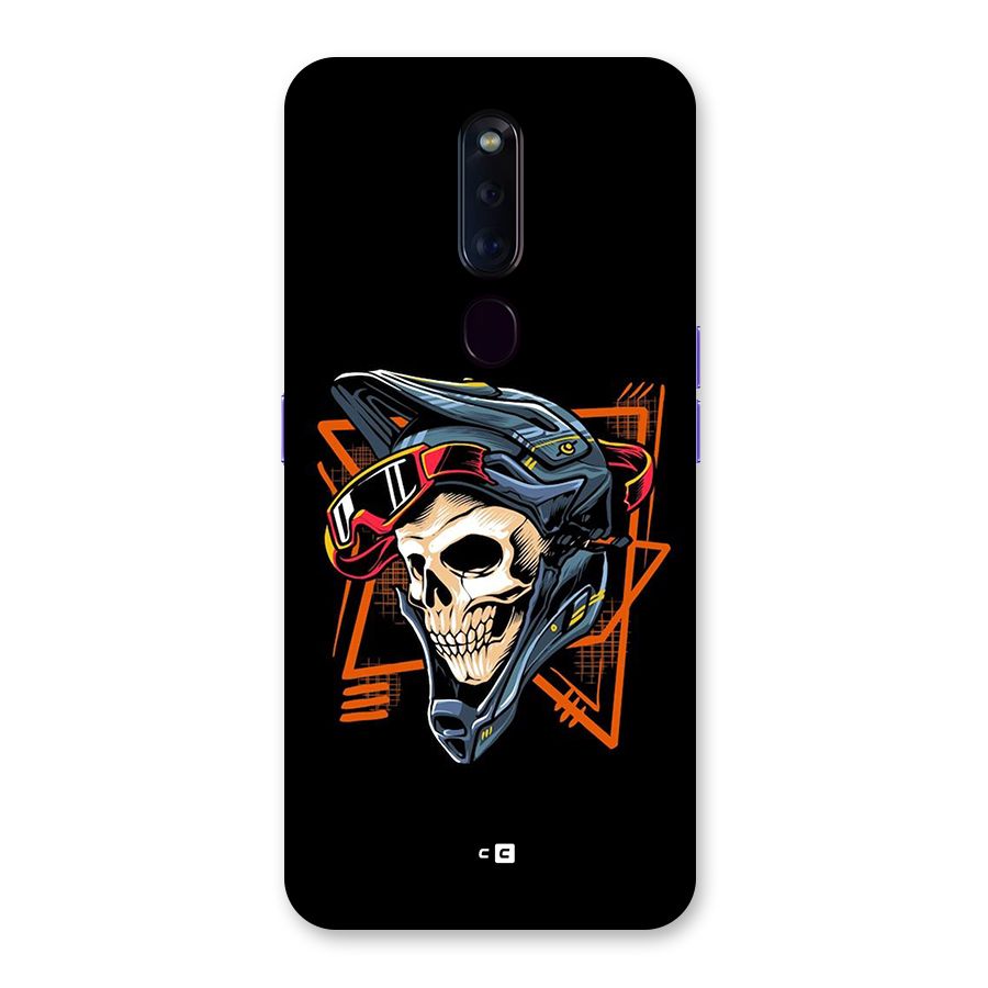 Skull Helmet Back Case for Oppo F11 Pro