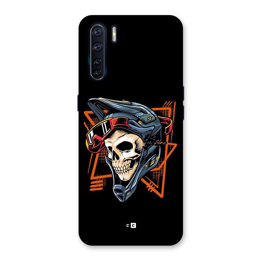 Skull Helmet Back Case for Oppo F15
