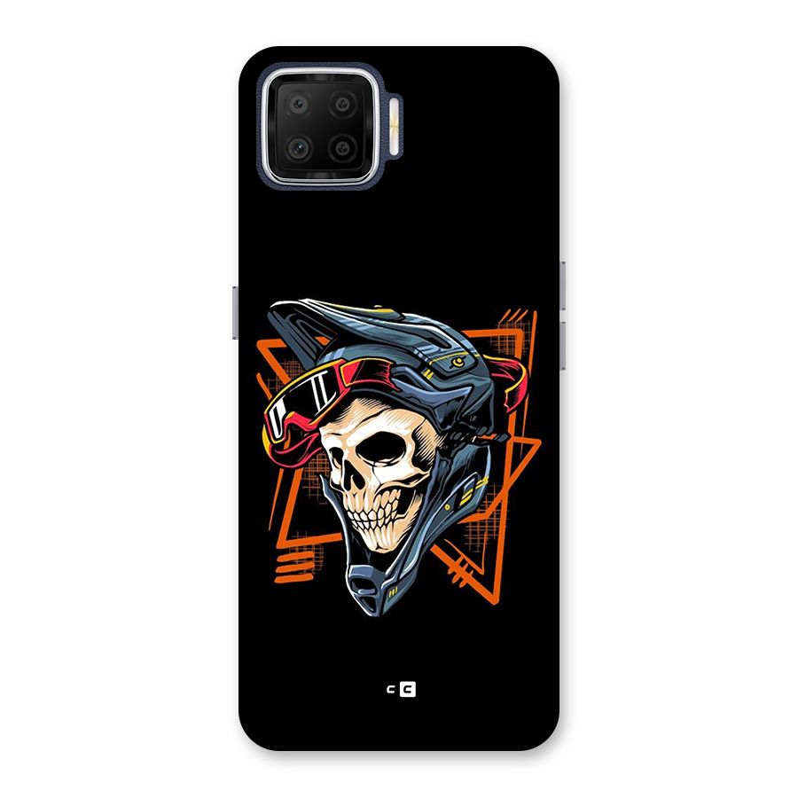Skull Helmet Back Case for Oppo F17