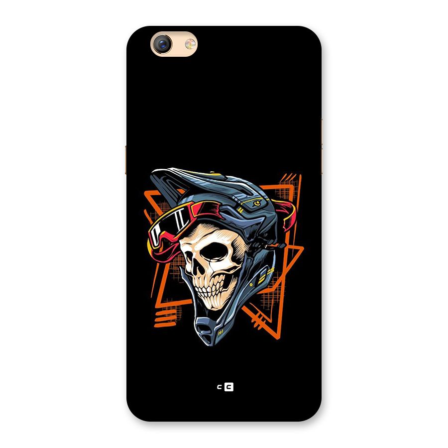 Skull Helmet Back Case for Oppo F3 Plus